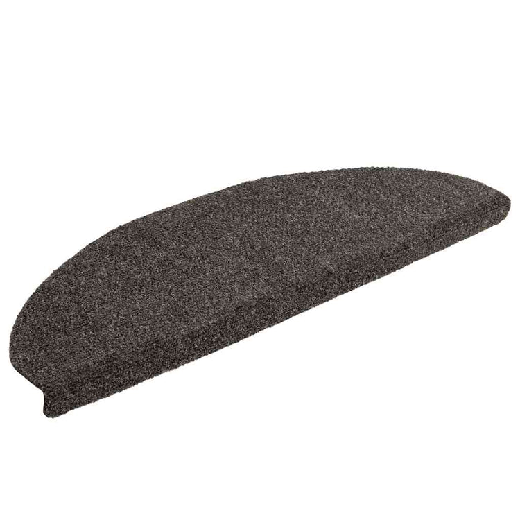 Vidaxx selbstklebende Stufenmatten 30 Stück 65x21x4 cm anthrazit halbrund groß