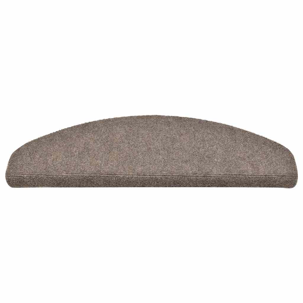 VidaXL Stufenmatten selbstklebend 30 Stück 65x21x4 cm beige halbrund groß