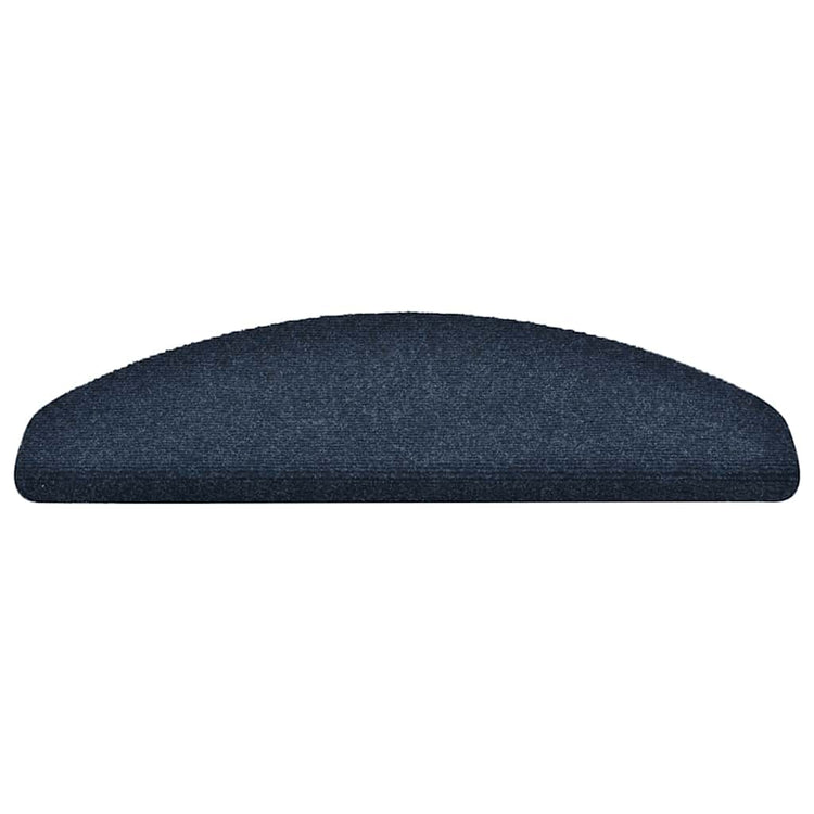 VidaXL Stufenmatten selbstklebend 30 Stück 65x21x4 cm Marineblau halbrund groß