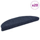 VidaXL Stufenmatten selbstklebend 20 Stück 56x17x3 cm blau halbrund