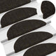 VidaXL Stufenmatten selbstklebend 20 Stück 56x17x3 cm dunkelbraun halbrund