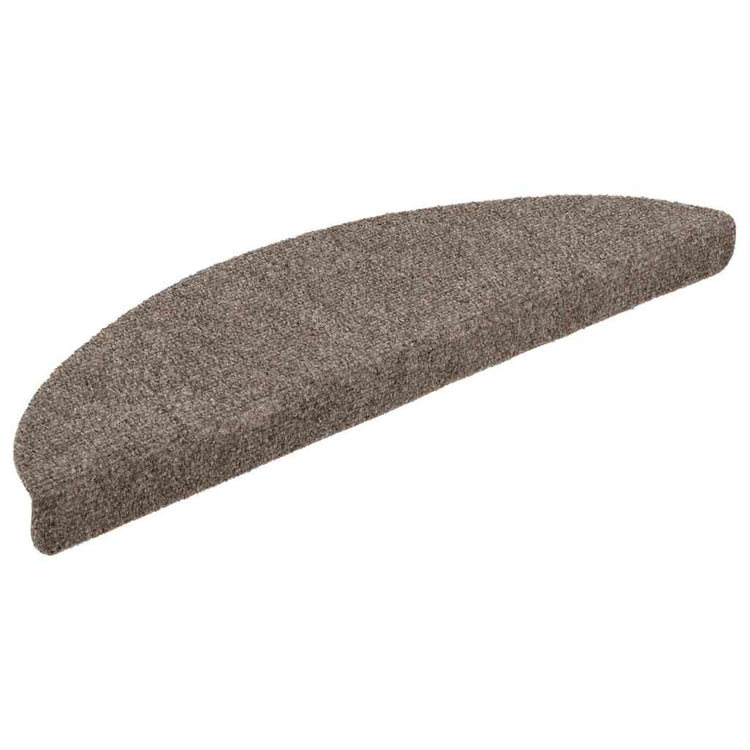 VidaXL Stufenmatten selbstklebend 20 Stück 56x17x3 cm beige halbrund