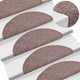 VidaXL Stufenmatten selbstklebend 30 Stück 56x17x3 cm hellbraun halbrund