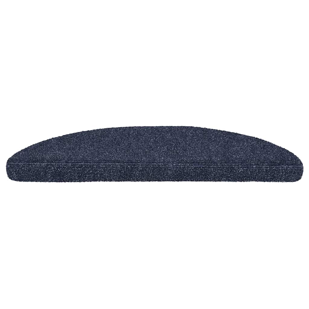 VidaXL Stufenmatten selbstklebend 30 Stück 56x17x3 cm blau halbrund
