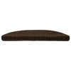 VidaXL Stufenmatten selbstklebend 30 Stück 56x17x3 cm braun halbrund