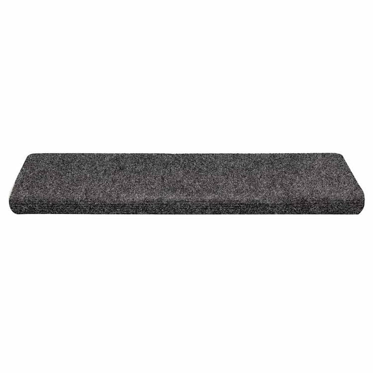 VidaXL Stufenmatten selbstklebend 30 Stück 65x21x4 cm grau rechteckiger Rand