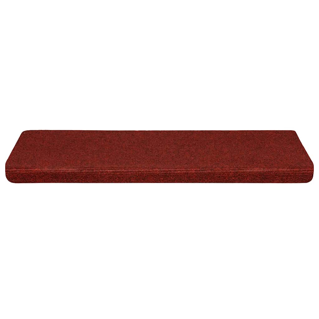VidaXL Stufenmatten selbstklebend 30 Stück 65x21x4 cm weinrot rechteckiger Rand
