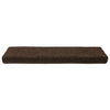 VidaXL Stufenmatten selbstklebend 30 Stück 65x21x4 cm braun rechteckiger Rand