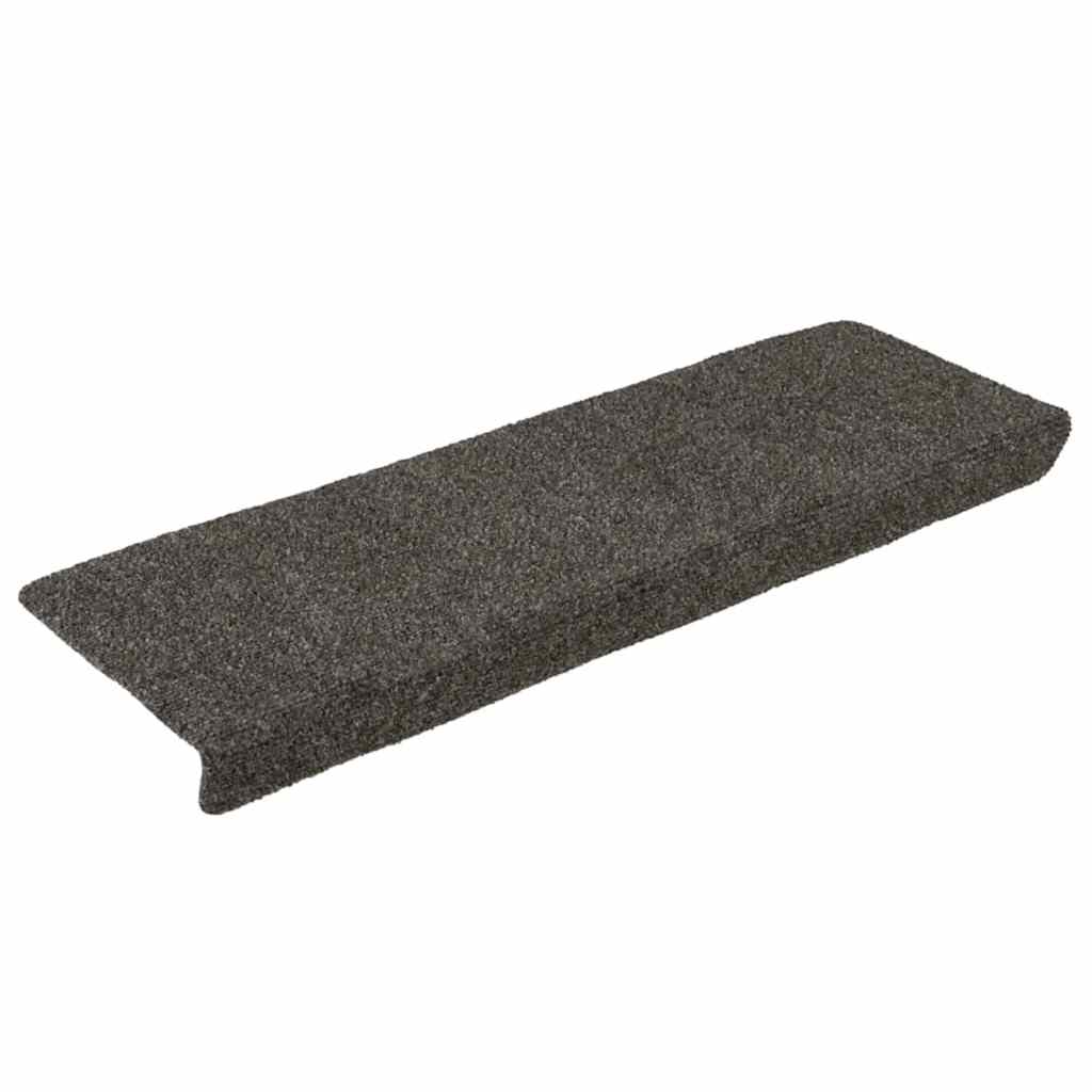 VidaXL Stufenmatten selbstklebend 30 Stück 65x21x4 cm Anthrazit rechteckiger Rand