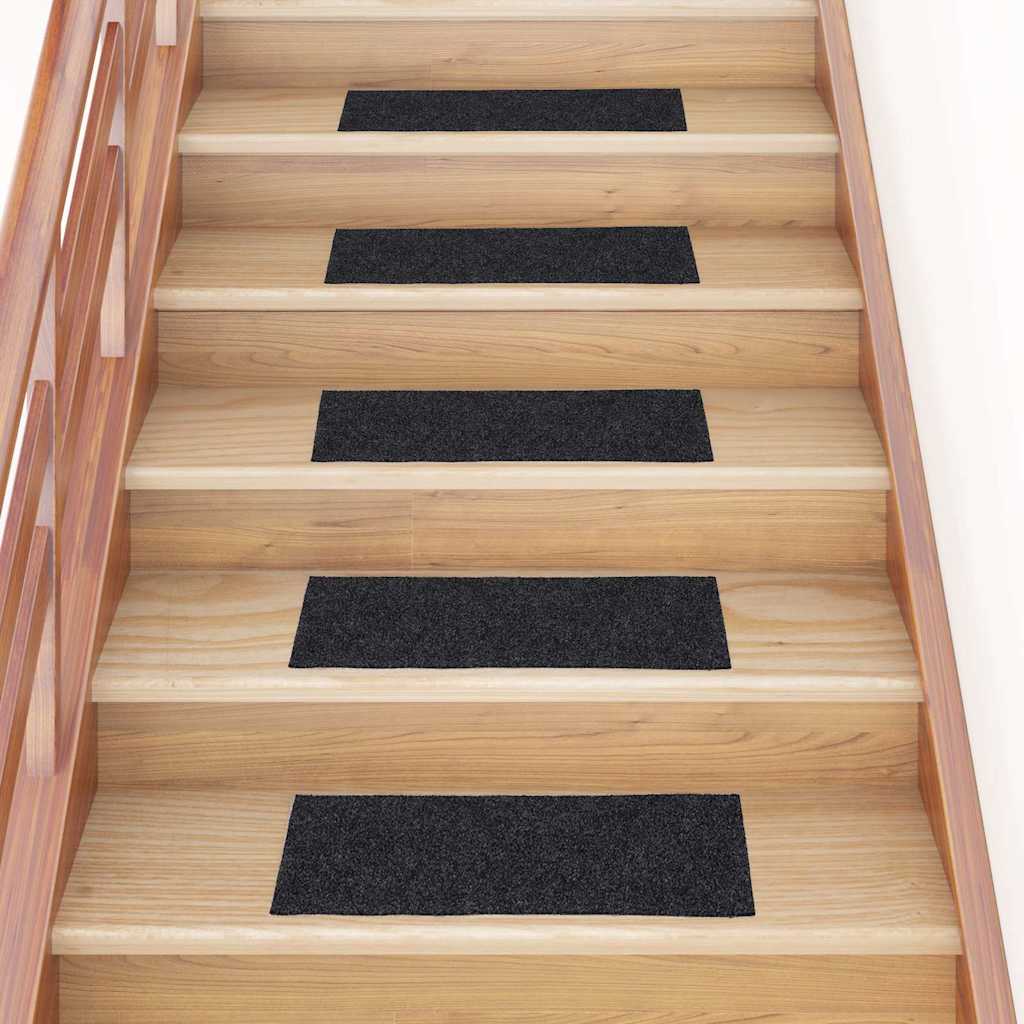 VidaXL Stufenmatten selbstklebend 30 Stück 60x25 cm grau rechteckig