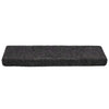 VidaXL Stufenmatten selbstklebend 20 Stück 65x21x4 cm grau rechteckiger Rand