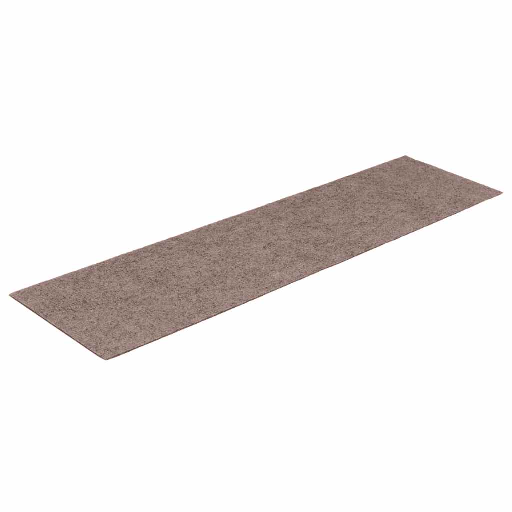 Vidaxx selbstklebende Stufenmatten 30 Stück 76x20 cm hellbraun rechteckig