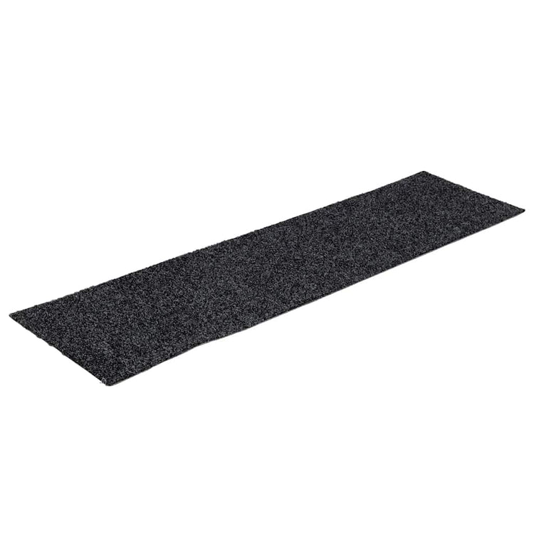 Vidaxx selbstklebende Stufenmatten 30 Stück 76x20 cm grau rechteckig