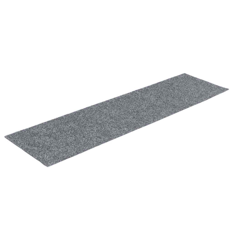 Vidaxx Stufenmatten selbstklebend 30 Stück 76x20 cm hellgrau rechteckig