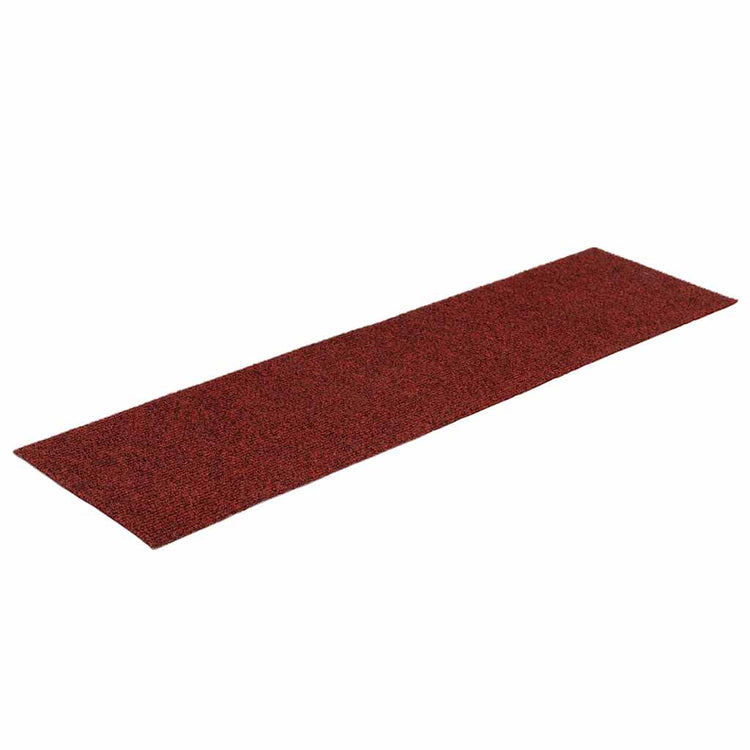 VidaXL Stufenmatten selbstklebend 30 Stück 76x20 cm weinrot rechteckig