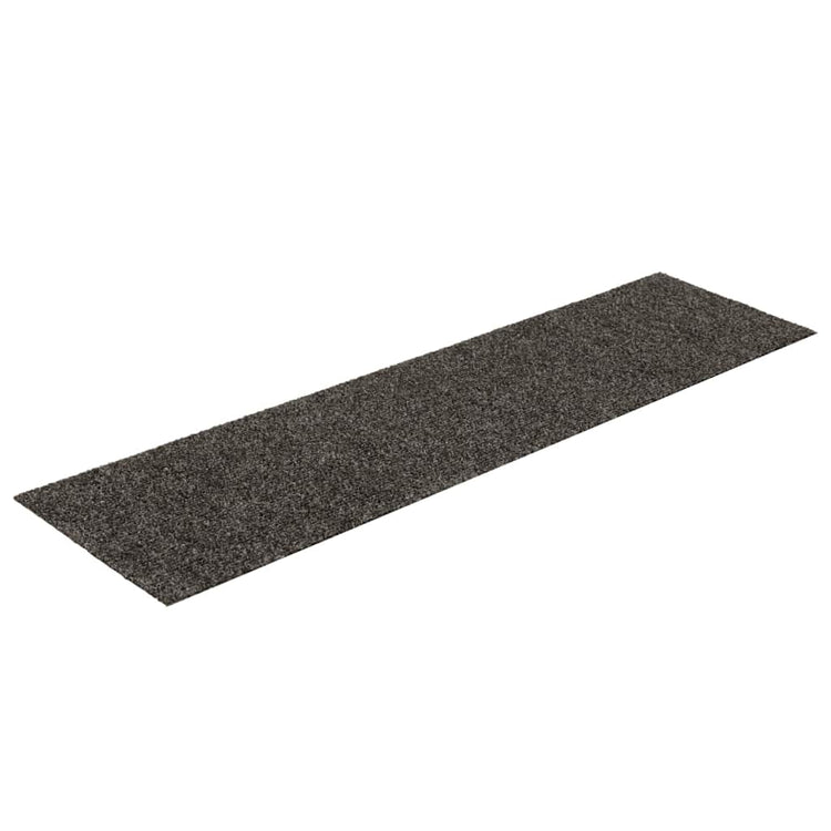 Vidaxx selbstklebende Stufenmatten 30 Stück 76x20 cm anthrazit rechteckig