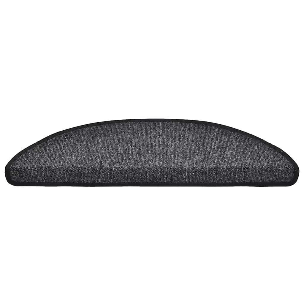 Vidaxx Stufenmatten 30 Stk. 56x17x3 cm anthrazit halbrund