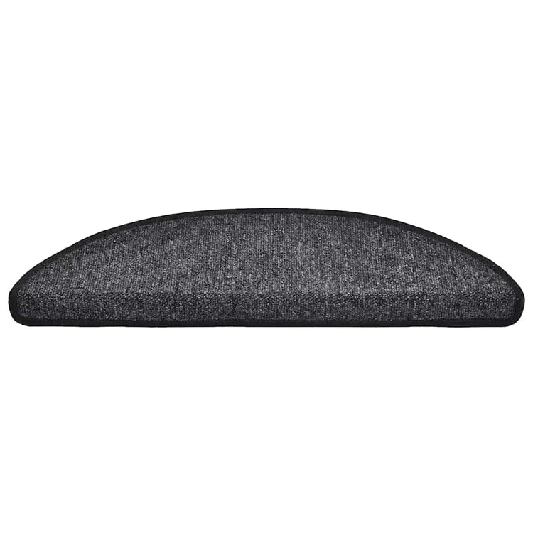 Vidaxx Stufenmatten 30 Stk. 56x17x3 cm anthrazit halbrund