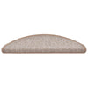 Vidaxx Stufenmatten 30 St. 56x17x3 cm hellbraun halbrund