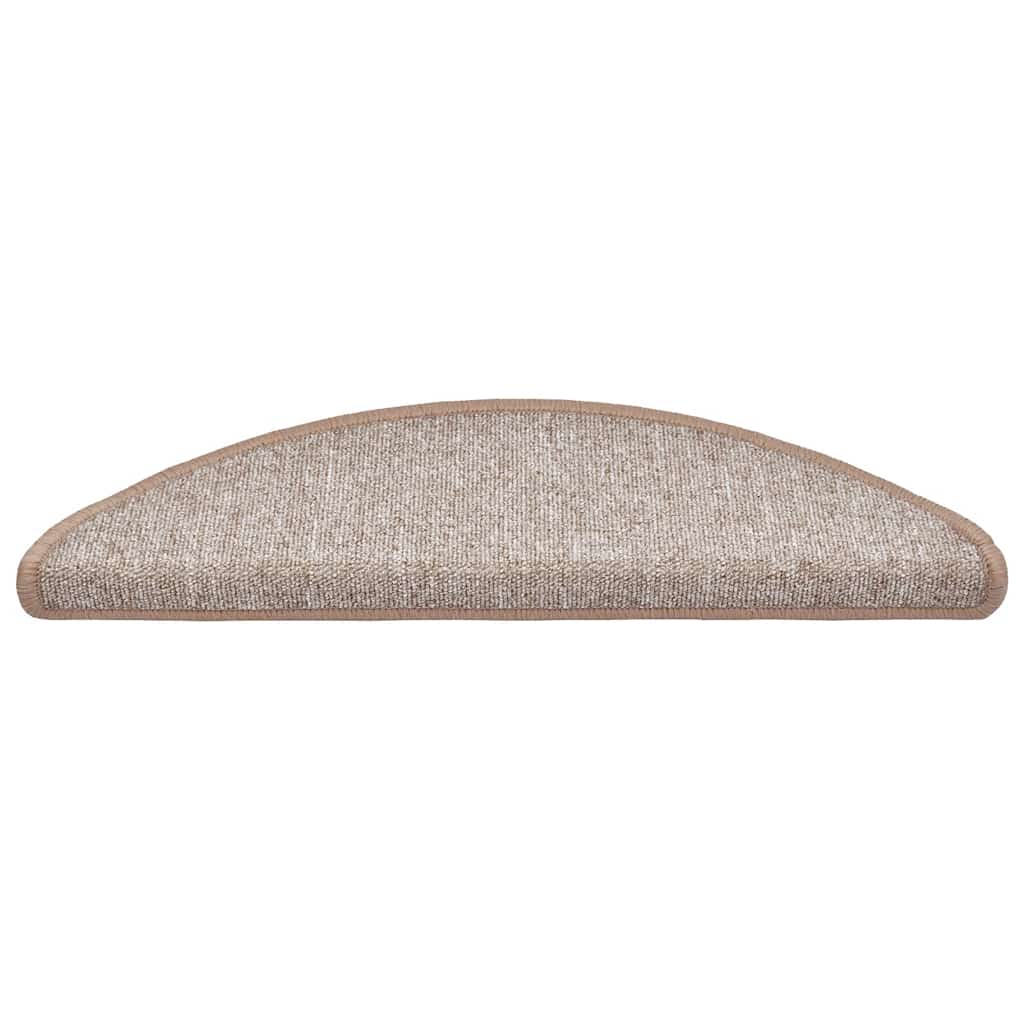 Vidaxx Stufenmatten 30 St. 56x17x3 cm hellbraun halbrund
