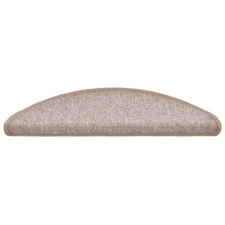 Vidaxx Stufenmatten 30 St. 56x17x3 cm hellbraun halbrund