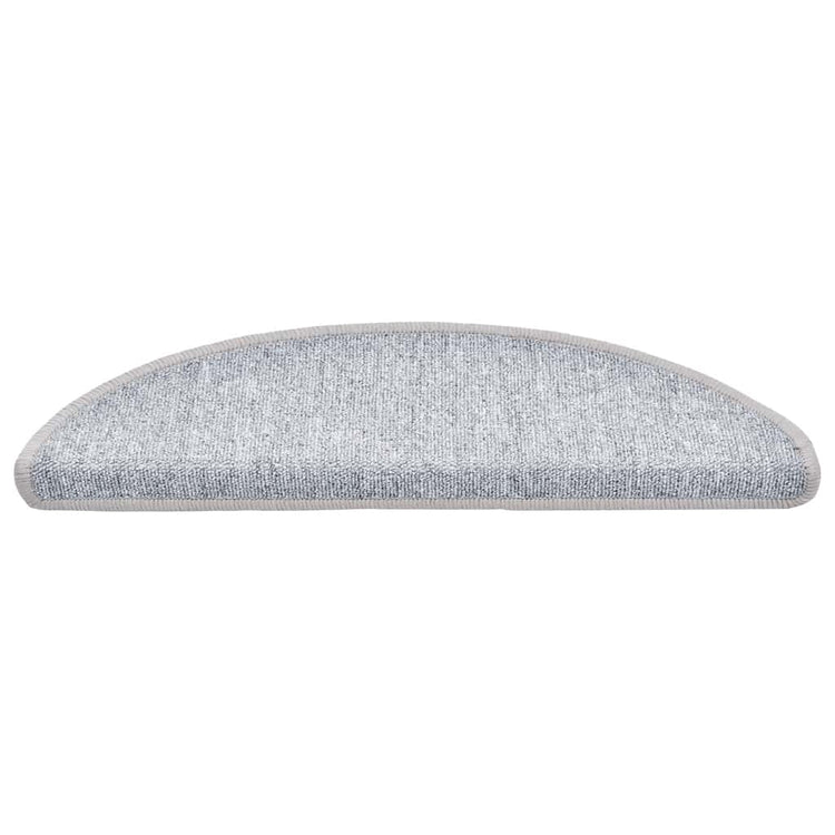 Vidaxx Stufenmatten 30 St. 56x17x3 cm hellgrau halbrund