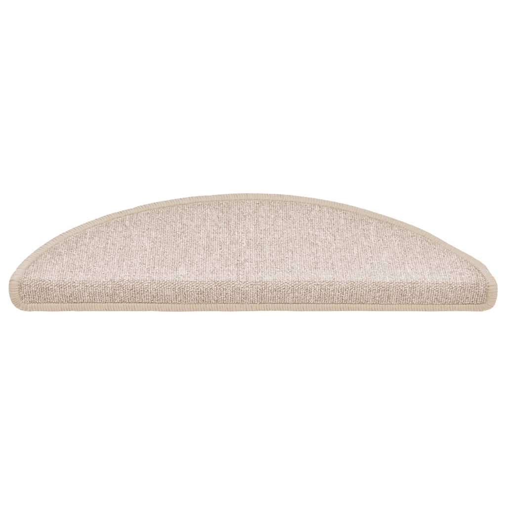 Vidaxx Stufenmatten 30 St. 56x17x3 cm Taupe halbrund