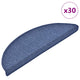 Vidaxx Stufenmatten 30 St. 56x17x3 cm blau halbrund