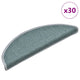 Vidaxx Stufenmatten 30 St. 56x17x3 cm seeblau halbrund