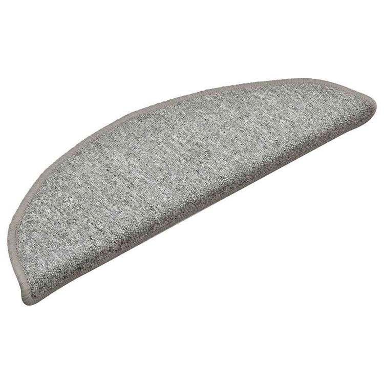 Vidaxx Stufenmatten 30 St. 56x17x3 cm hellgrau halbrund
