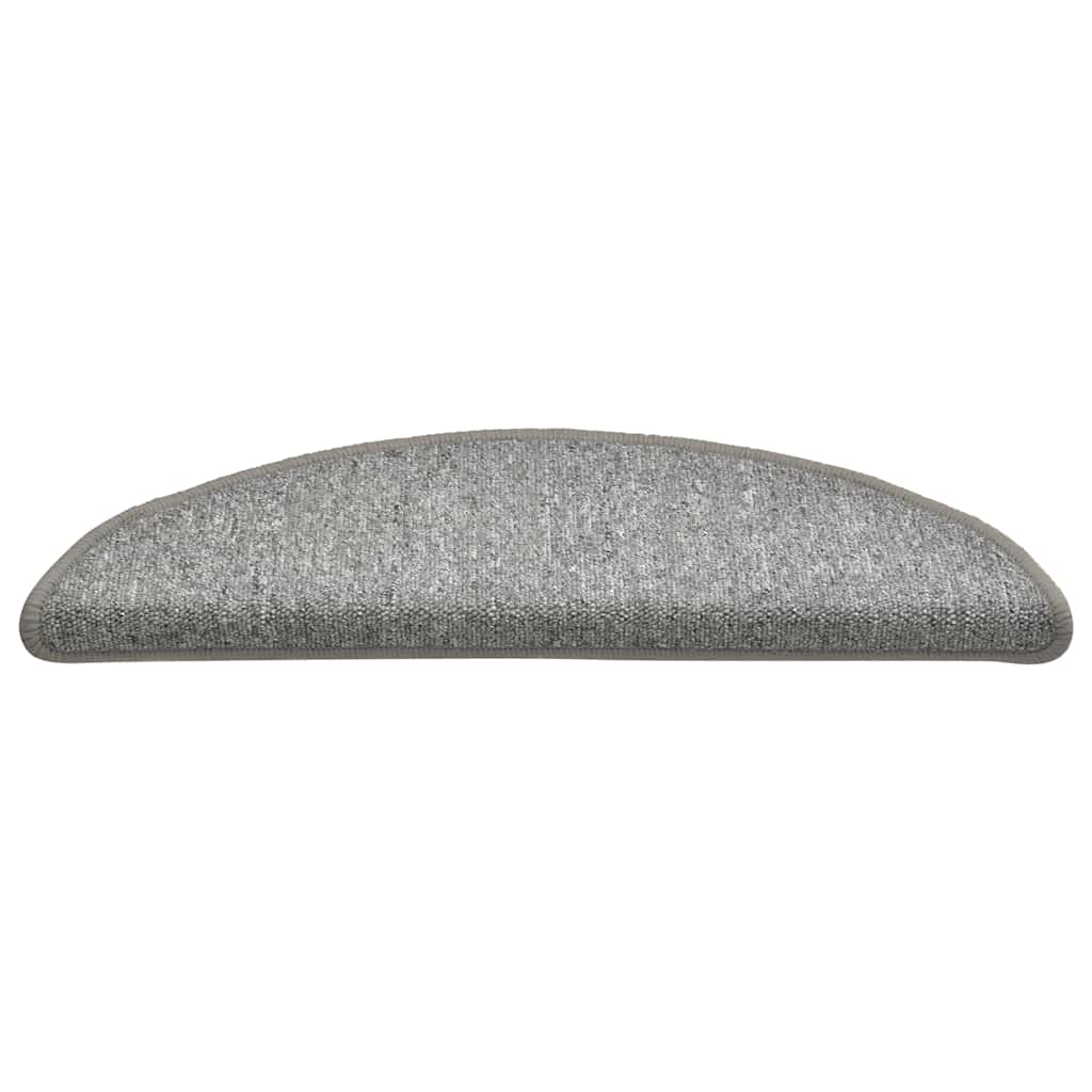 Vidaxx Stufenmatten 30 St. 56x17x3 cm hellgrau halbrund