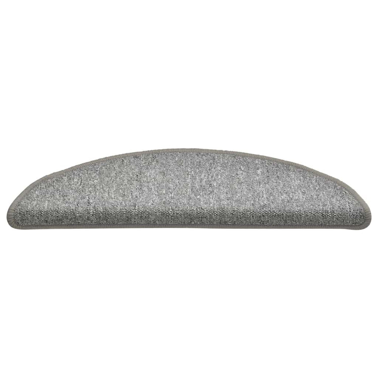 Vidaxx Stufenmatten 30 St. 56x17x3 cm hellgrau halbrund