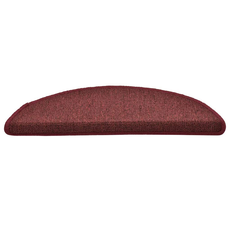 Vidaxx Stufenmatten 30 St. 56x17x3 cm bordeaux halbrund