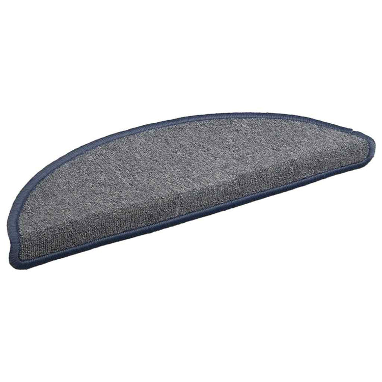Vidaxx Stufenmatten 30 Stück 56x17x3 cm hellgrau und blau halbrund