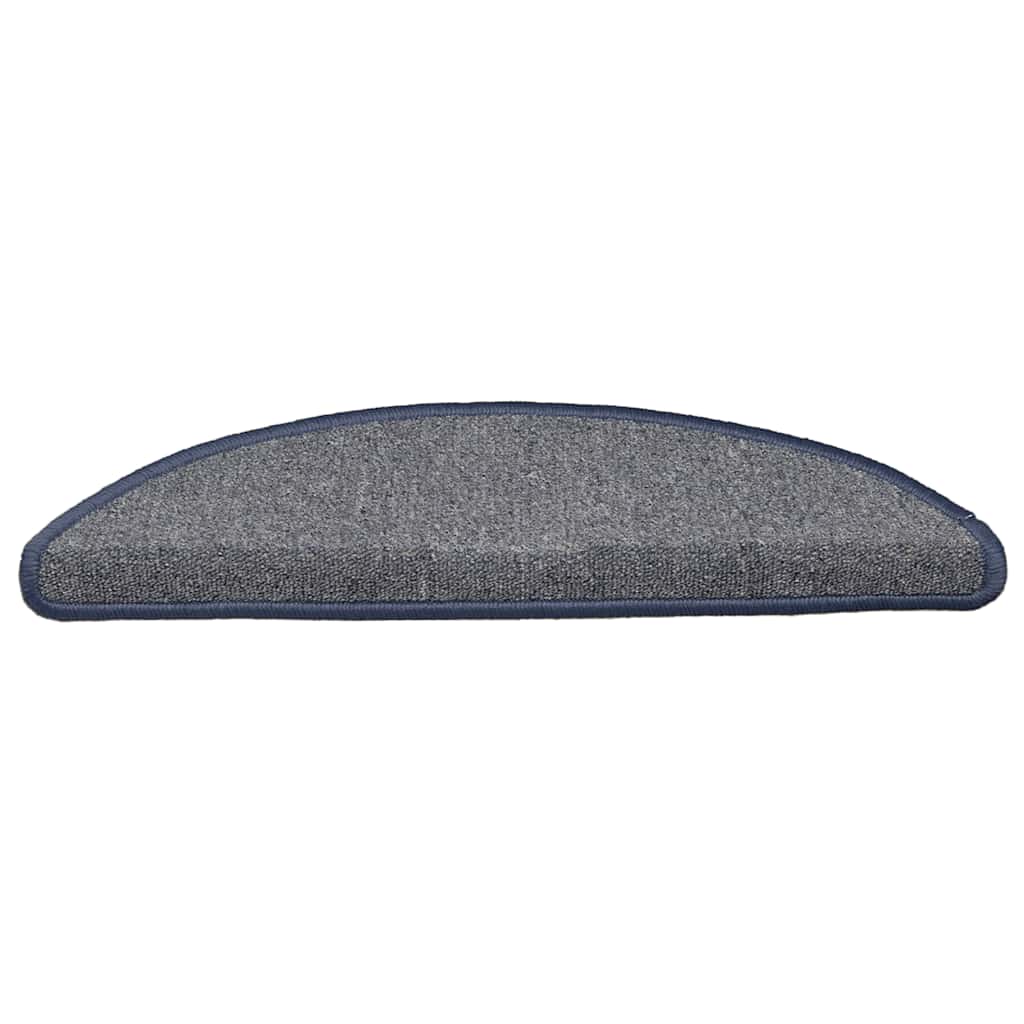 Vidaxx Stufenmatten 30 Stück 56x17x3 cm hellgrau und blau halbrund