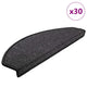Vidaxx Stufenmatten 30 Stück 65x24x4 cm anthrazit halbrund groß