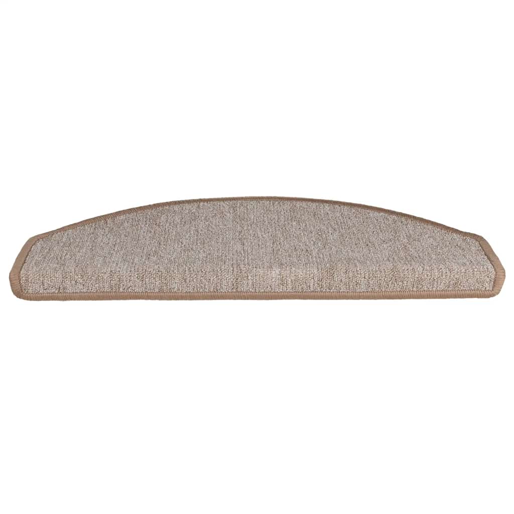 Vidaxx Stufenmatten 30 St. 65x24x4 cm hellbraun halbrund groß