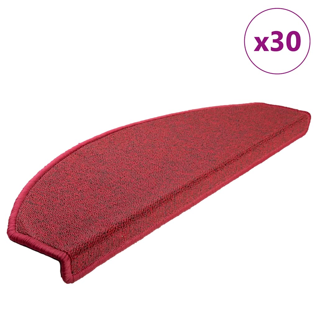 Vidaxx Stufenmatten 30 St. 65x24x4 cm rot halbrund groß