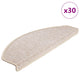 Vidaxx Stufenmatten 30 St. 65x24x4 cm Taupe halbrund groß