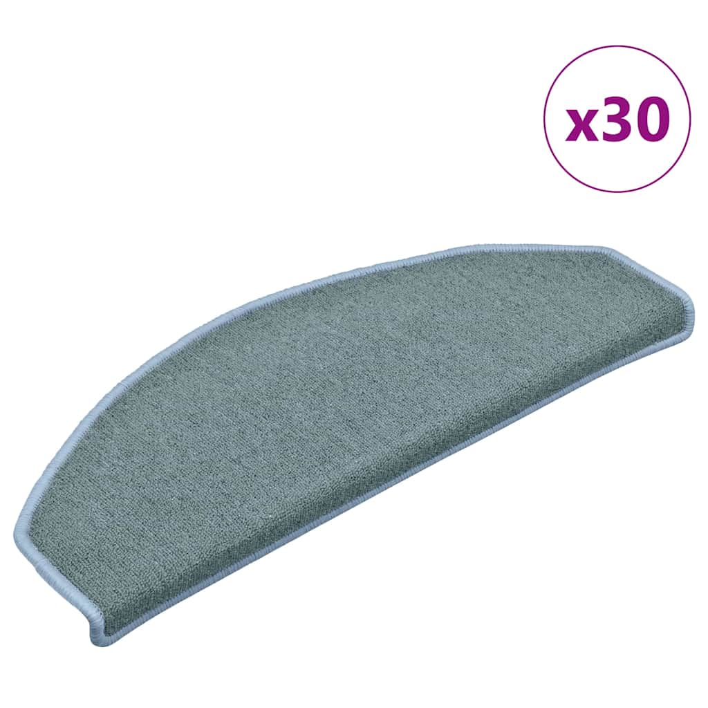 Vidaxx Stufenmatten 30 St. 65x24x4 cm seeblau halbrund groß