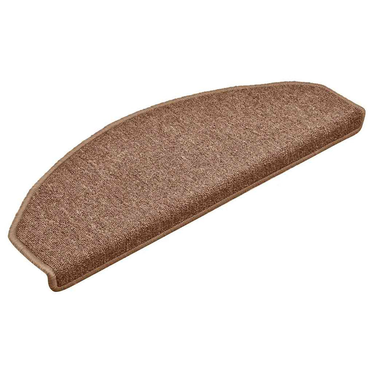 VidaXL Stufenmatten 30 Stk. 65x24x4 cm braun halbrund groß