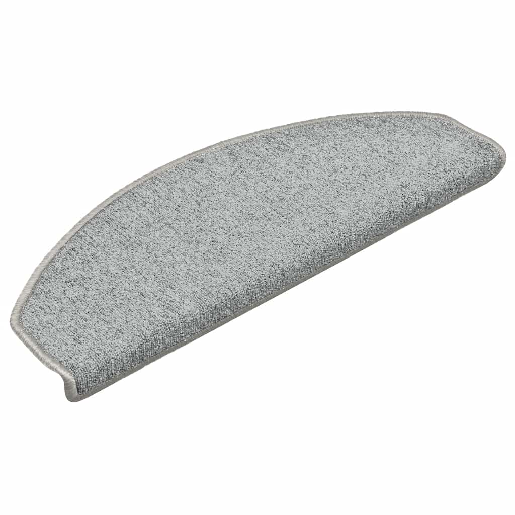 Vidaxx Stufenmatten 30 St. 65x24x4 cm hellgrau halbrund groß
