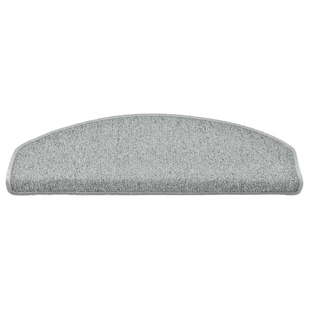 Vidaxx Stufenmatten 30 St. 65x24x4 cm hellgrau halbrund groß