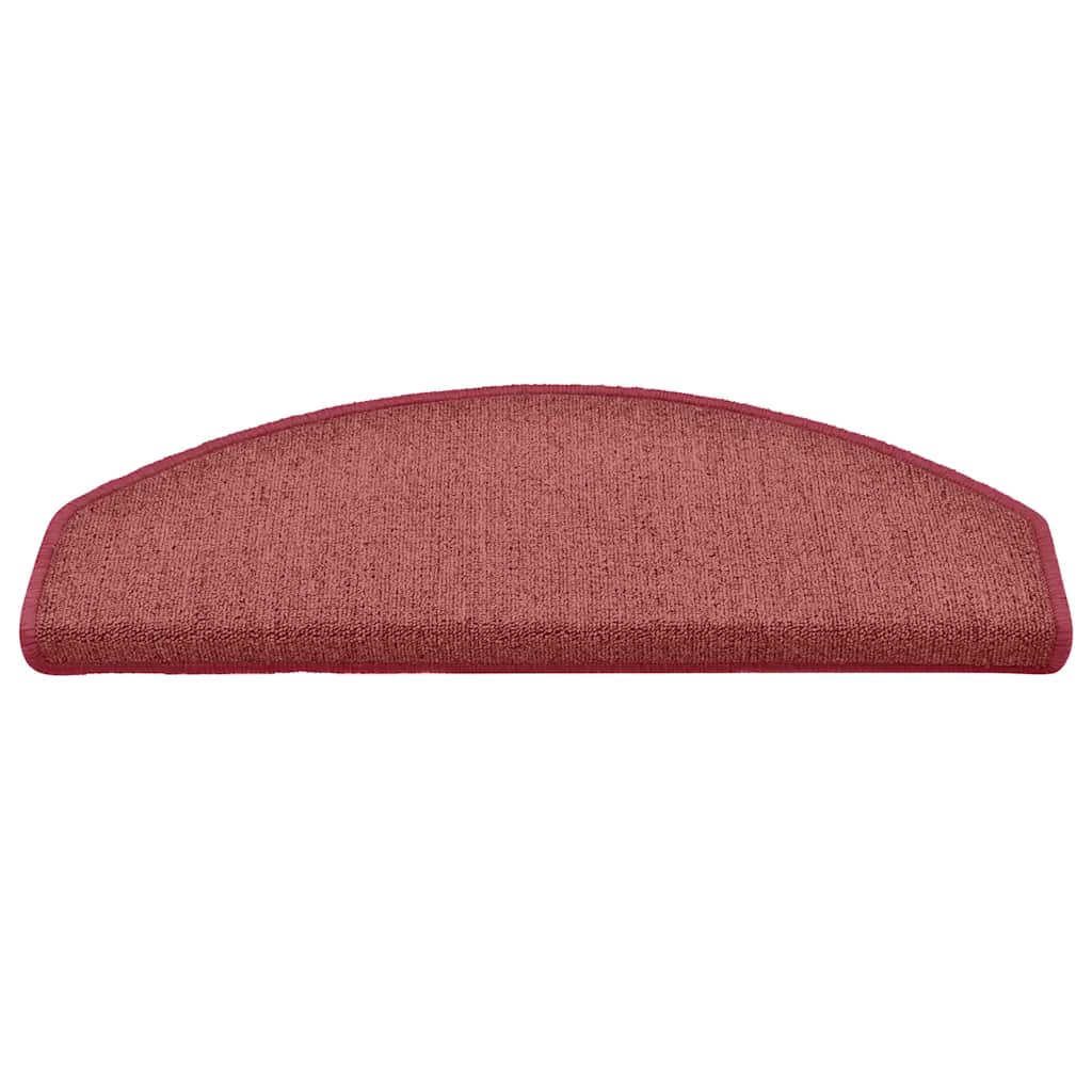Vidaxx Stufenmatten 30 St. 65x24x4 cm bordeaux halbrund groß