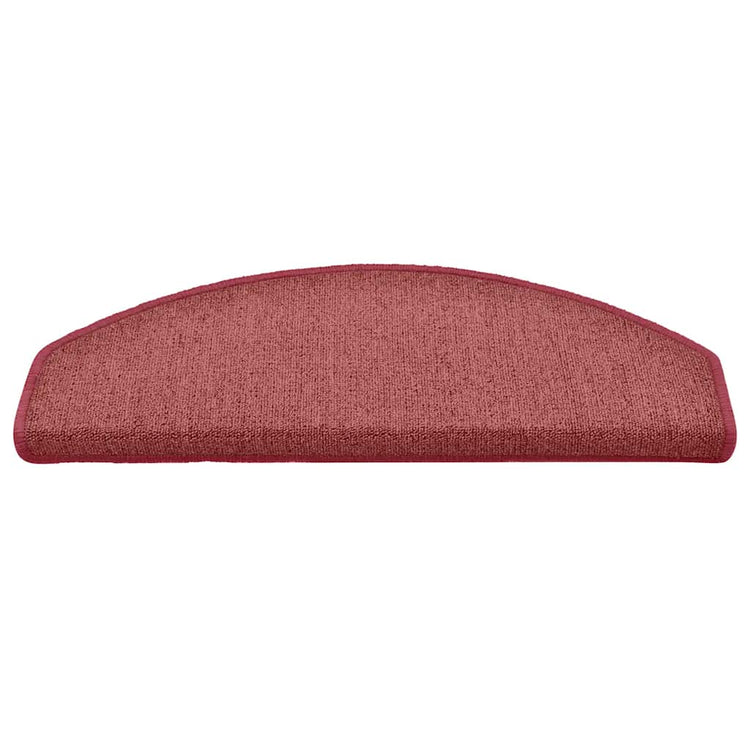 Vidaxx Stufenmatten 30 St. 65x24x4 cm bordeaux halbrund groß