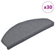 Vidaxx Stufenmatten 30 St. 65x24x4 cm hellgrau und blau halbrund groß