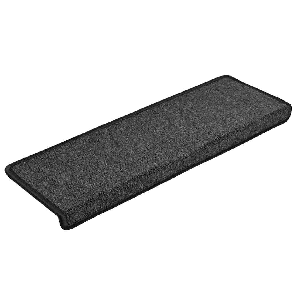 VidaXL Stufenmatten 30 Stk. 65x21x4 cm Anthrazit rechteckiger Rand