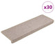 Vidaxx Stufenmatten 30 St. 65x21x4 cm Taupe rechteckiger Rand