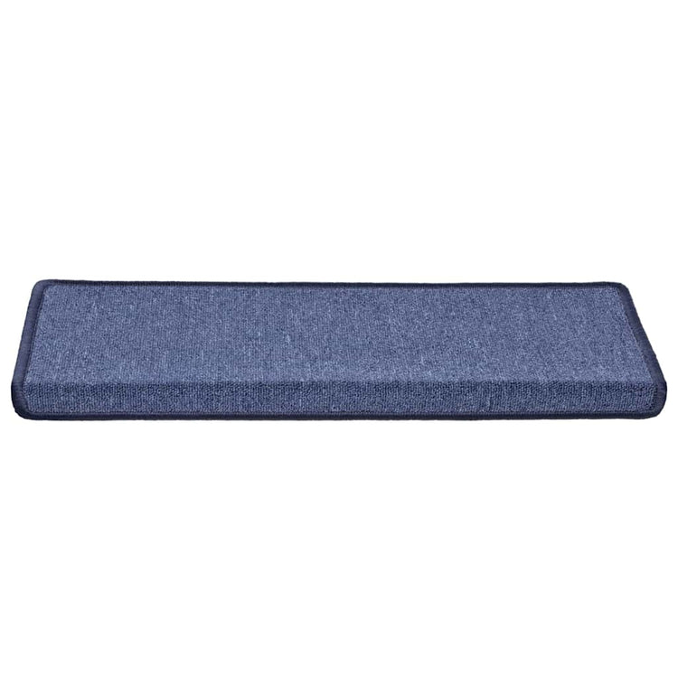 VidaXL Stufenmatten 30 Stück 65x21x4 cm blauer rechteckiger Rand
