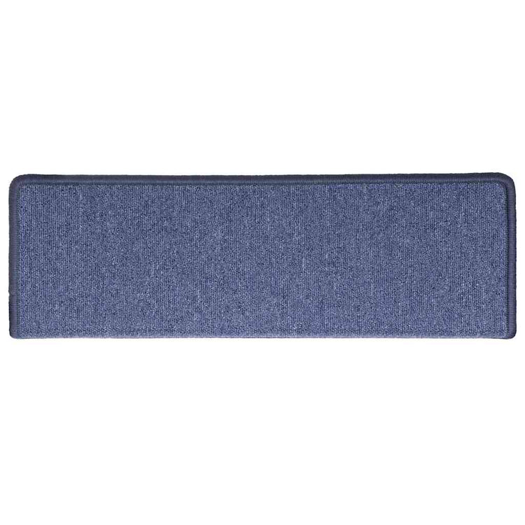 VidaXL Stufenmatten 30 Stück 65x21x4 cm blauer rechteckiger Rand